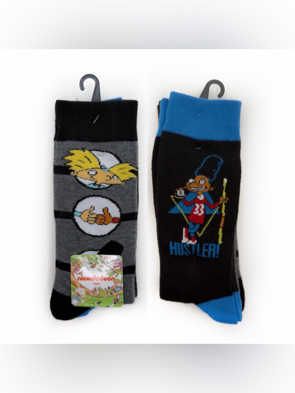 Hey Arnold Crew Socks Mens Womens 90s Nickelodeon Y2K Gerald Funny Gift
